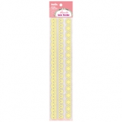 Cling Lace Border- Yellow