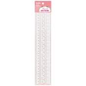 Cling Lace Border- White